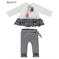 completo leggins grigio